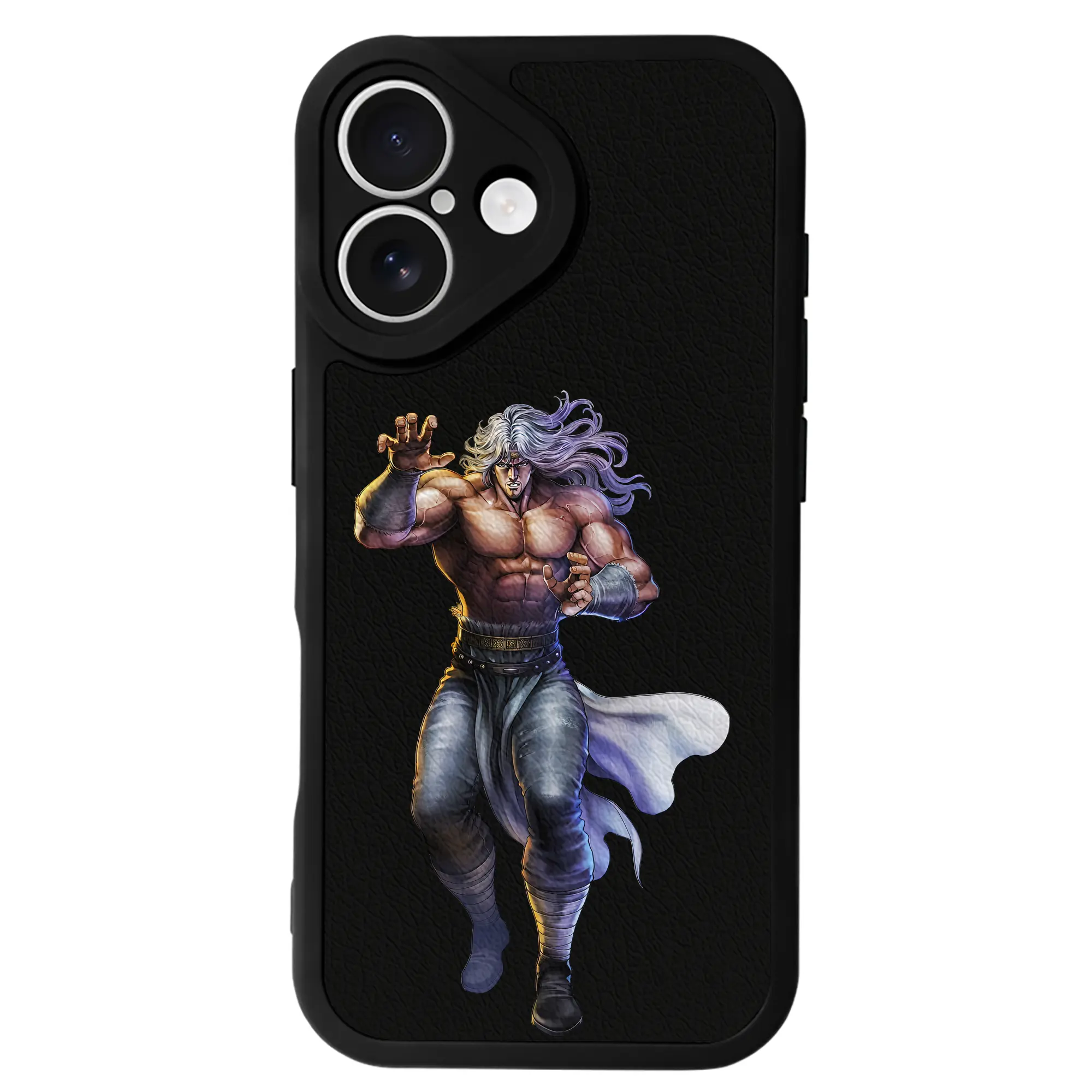 北斗の拳 グッズ,トキ - IPhone 16シリーズ対応 ・ シリコンスマホケース ・ レザー調 ・ 高精度フィット ・ 耐衝撃 ・ ワイヤレス充電対応 ・ 精密カット